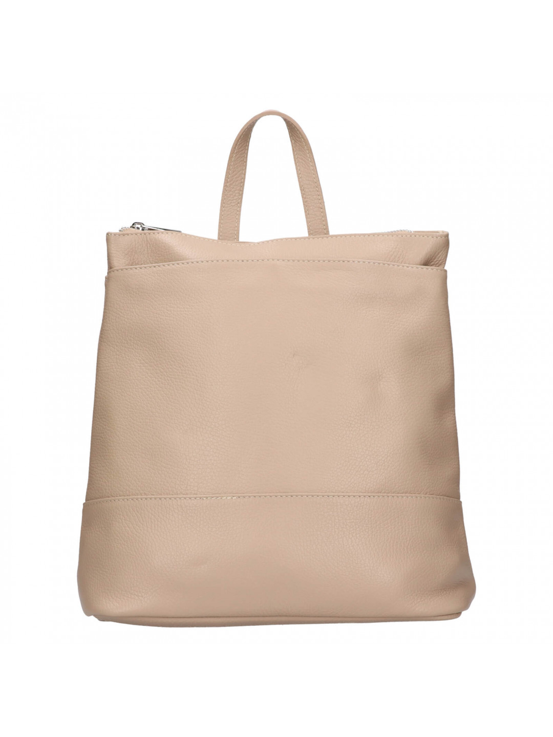 Dámský kožený batoh Italia Duponte – béžová